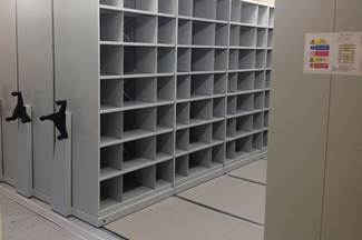 Roller Racking for Medical Records Storage