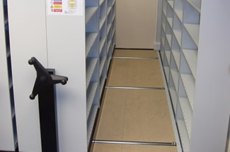 Longspan Roller Racking for Archive Storage